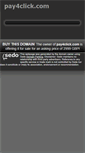 Mobile Screenshot of pay4click.com